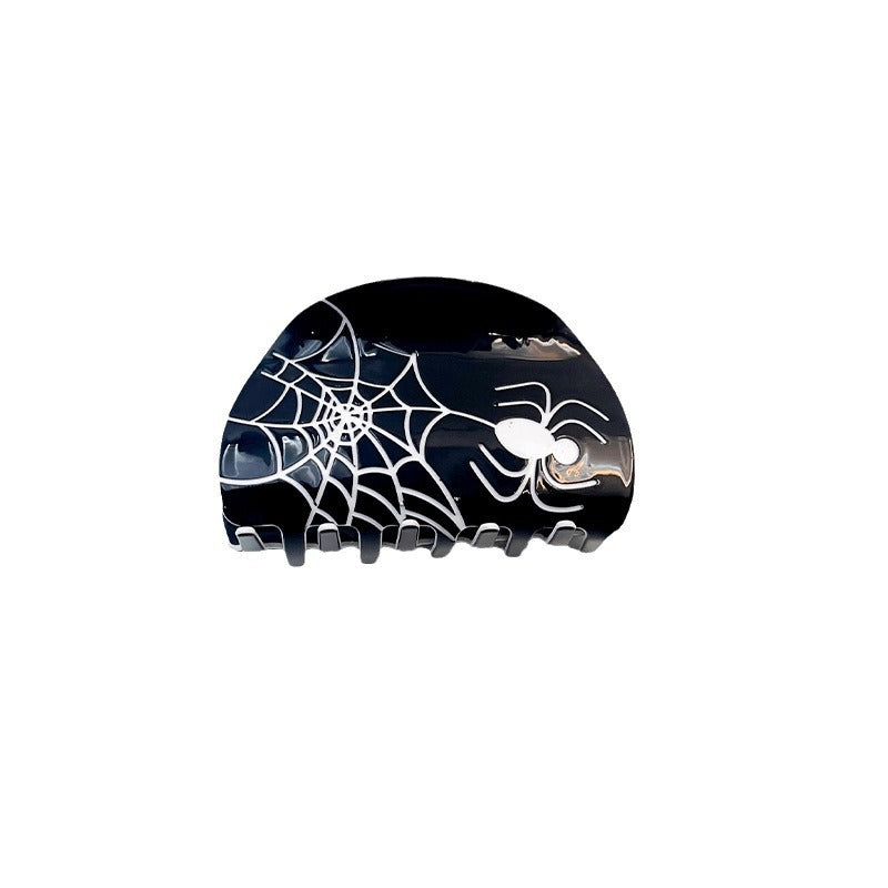 Wholesale Halloween Funny Spider Witch Acrylic Retro Hair Clip